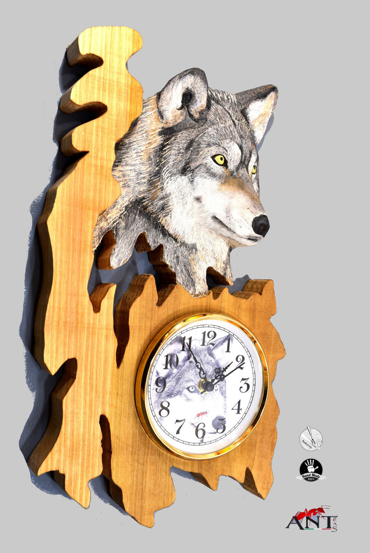 wolf lover wood gift