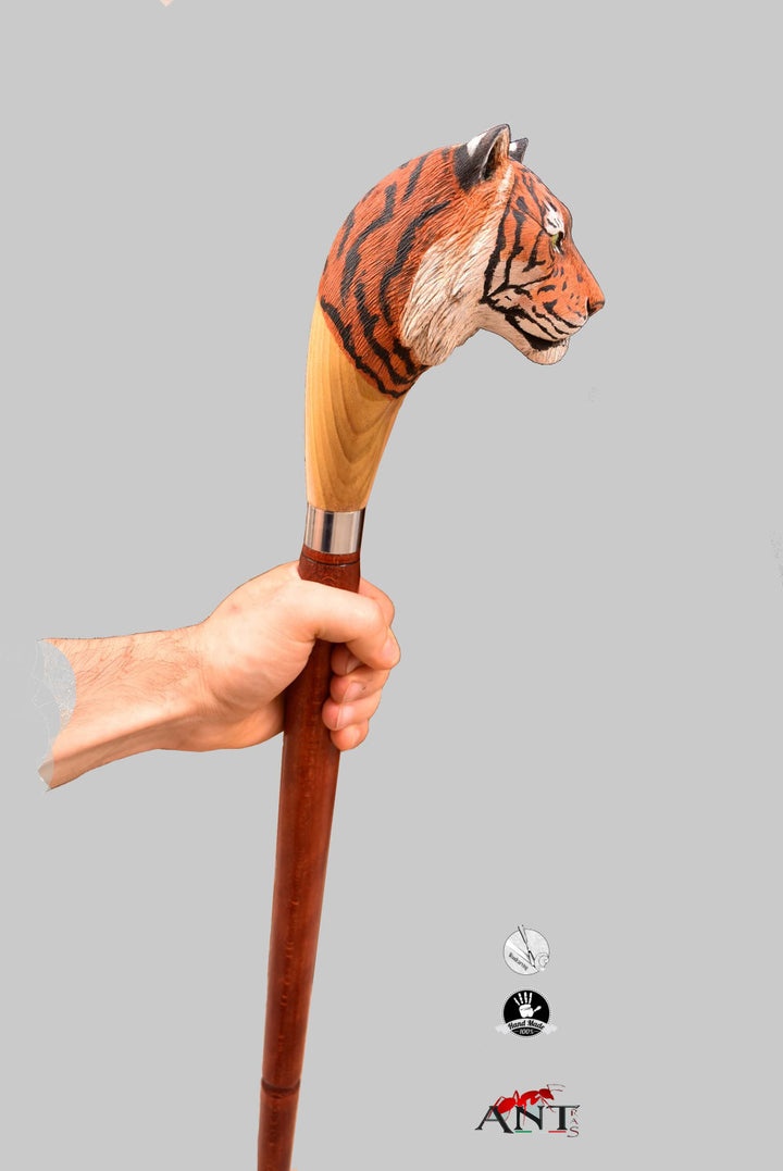 tiger walking stick