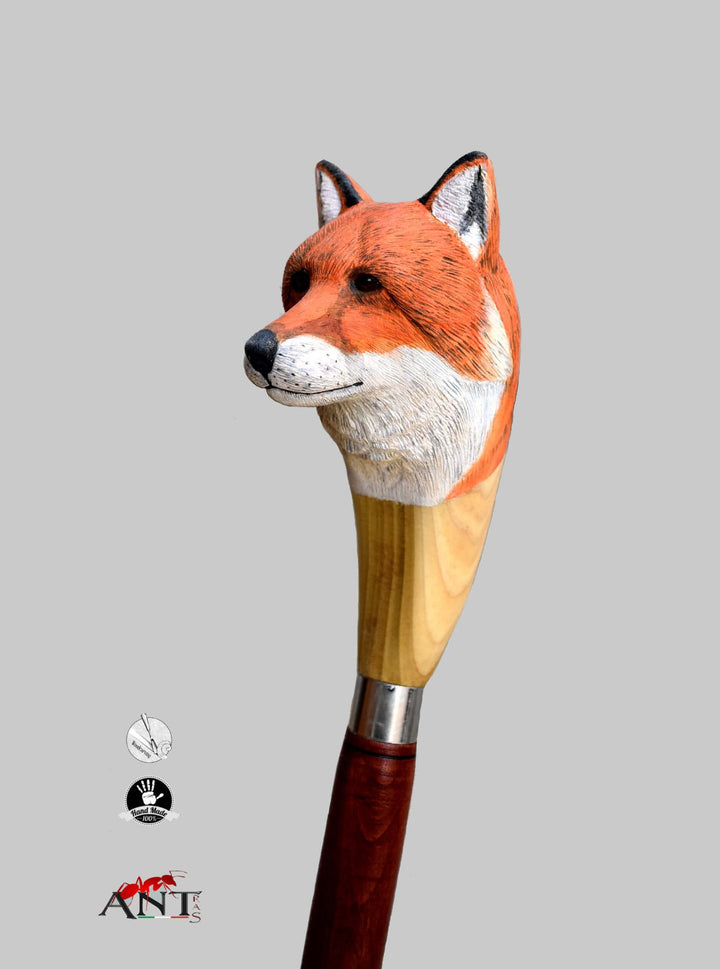 fox hiking stick